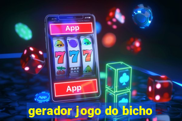 gerador jogo do bicho